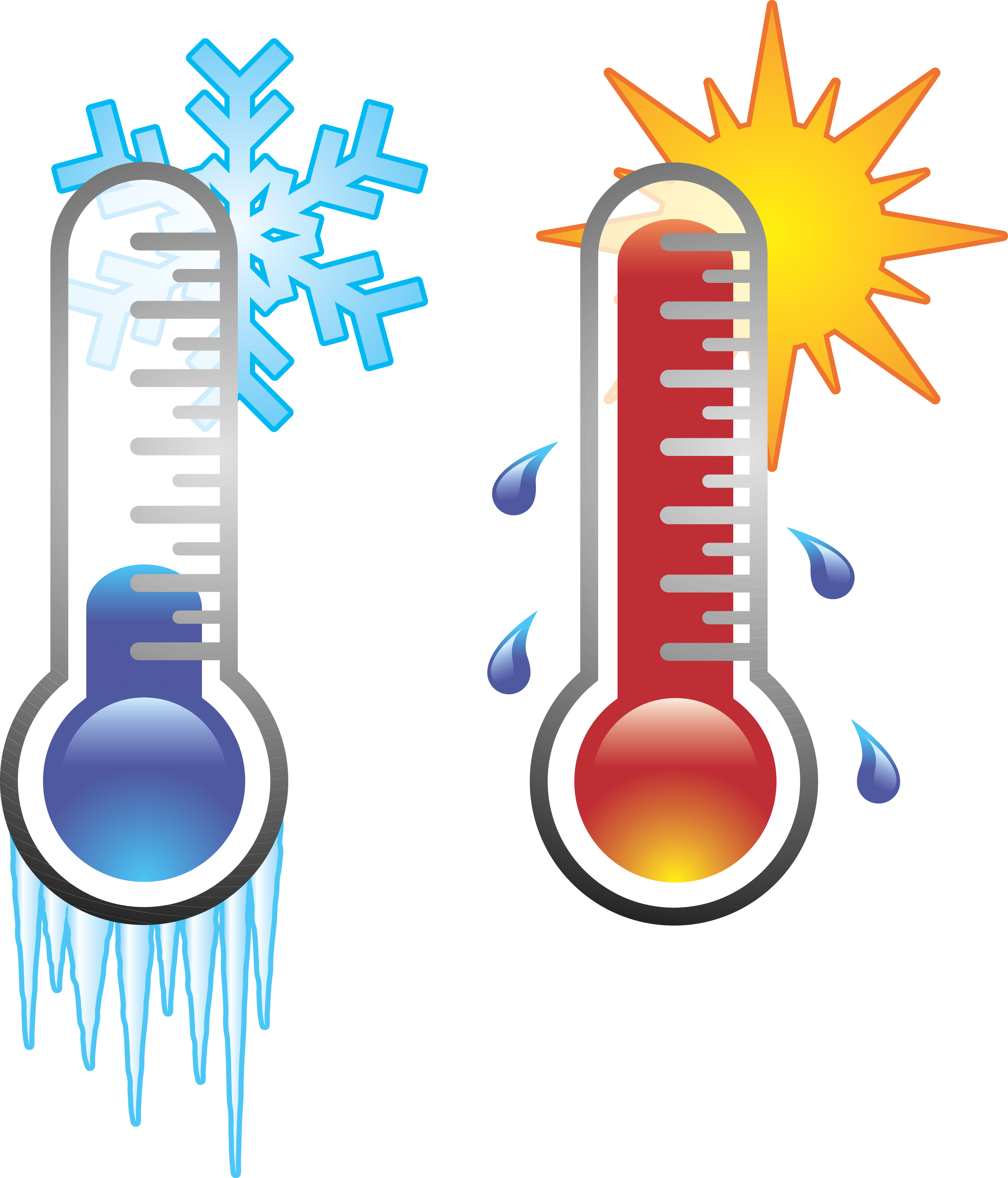 Cold Weather Thermometer Clip Art - Free Clipart ...