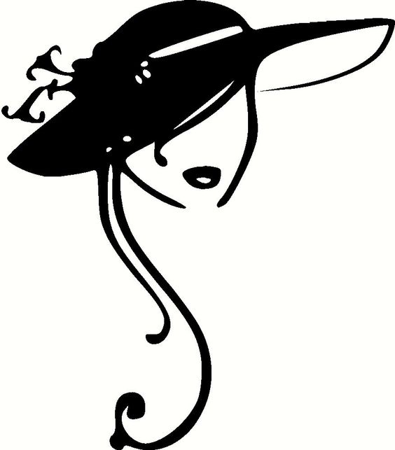 Free printable clipart images of ladies hats