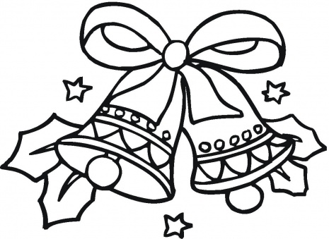 Christmas Bells Outline Vector Christmas Bell Outline Christmas ...