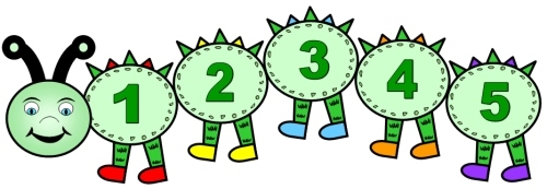 Numbers Clipart 1-5