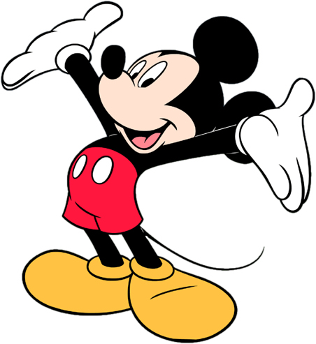 Clip art of mickey mouse
