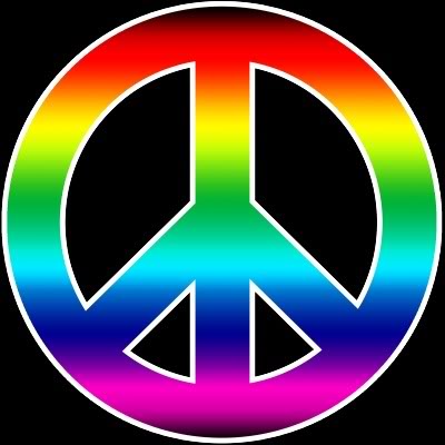 colorful peace signs - Cool Graphic