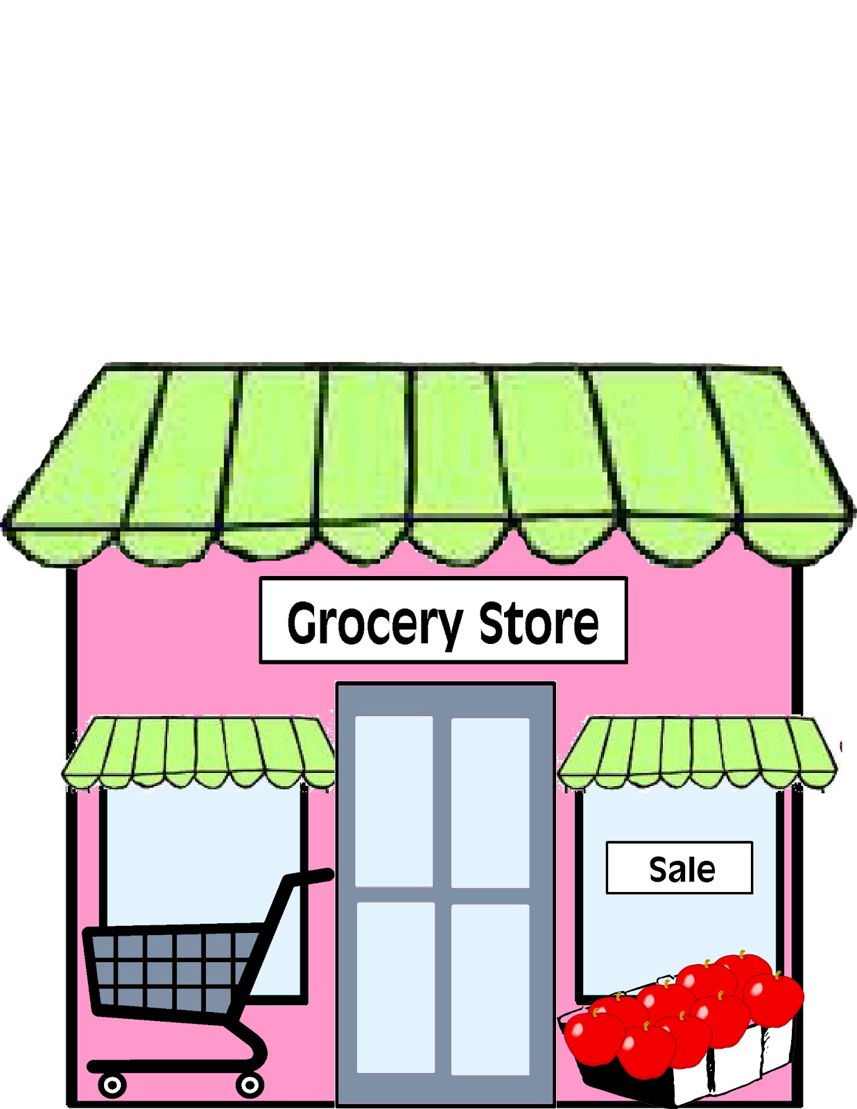 Grocery Store Building Clipart - ClipArt Best