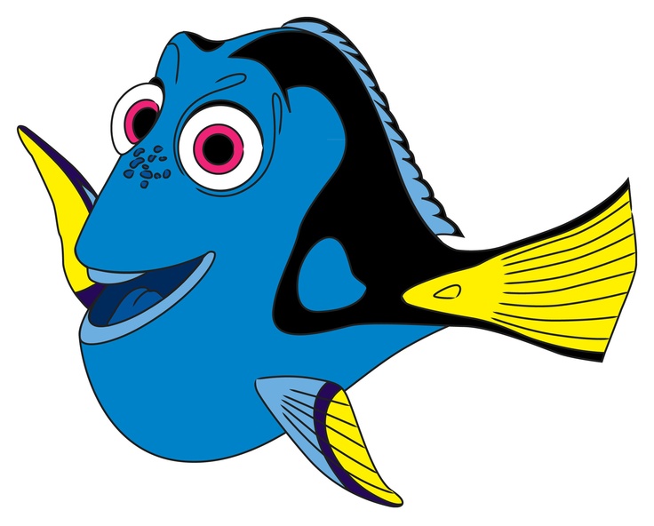 How to Draw Dory from Finding Nemo via www.wikiHow.com for abby ...
