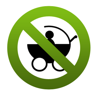 Baby Crossed Out Clipart