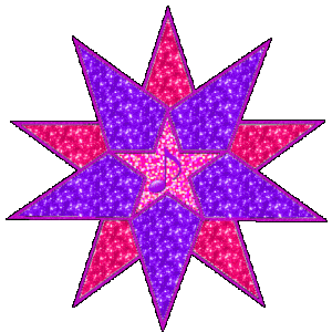 Pink Purple- Glitter Star | DesiComments.com
