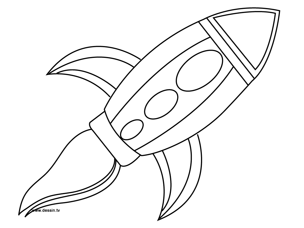 Rocket Ship Coloring Pages - Transportation ColoringPedia