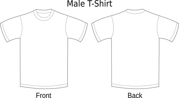 Pics For > T Shirt Black Plain Front And Back