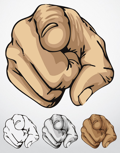 clipart of middle finger - photo #43