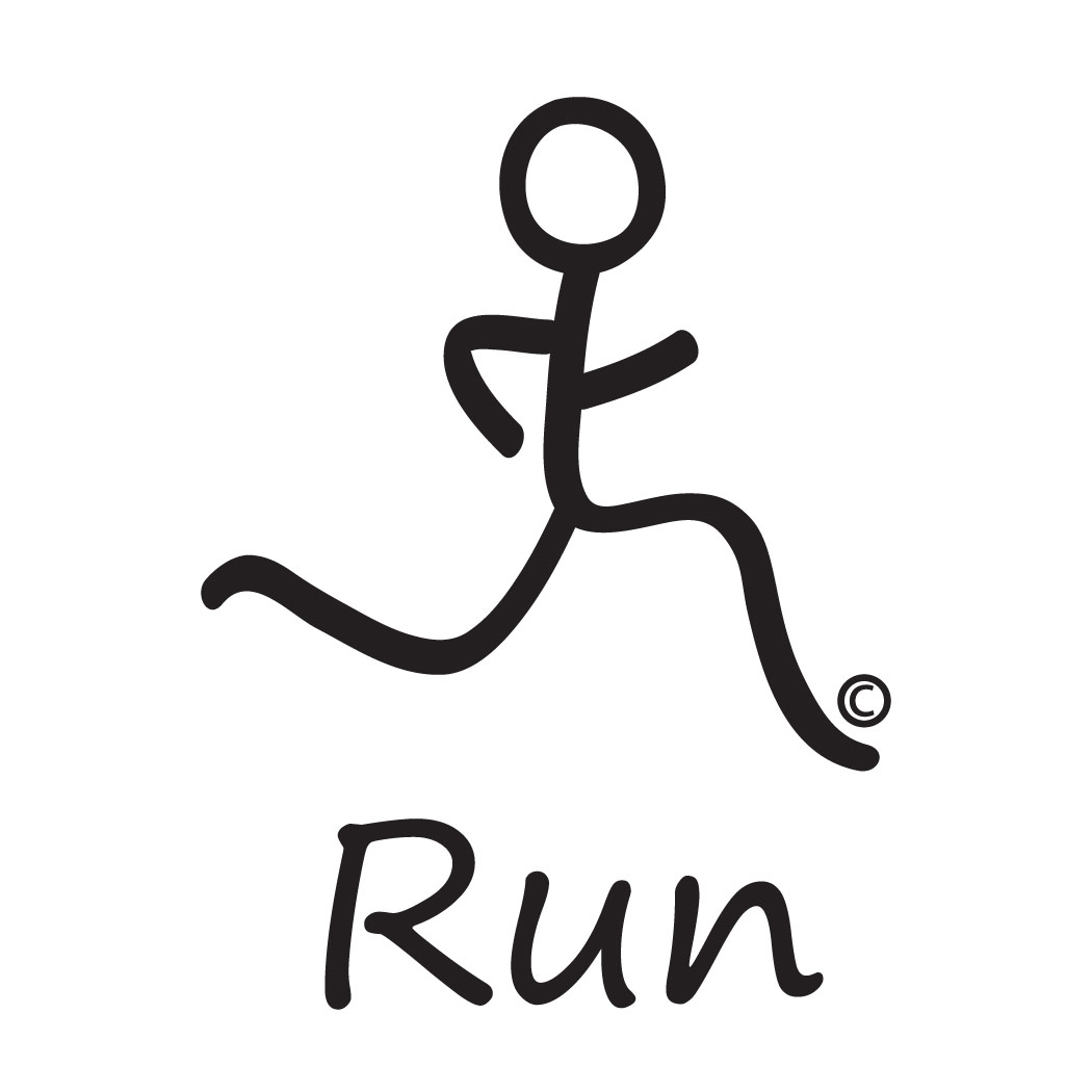 Girl Stick Figure Running - Free Clipart Images