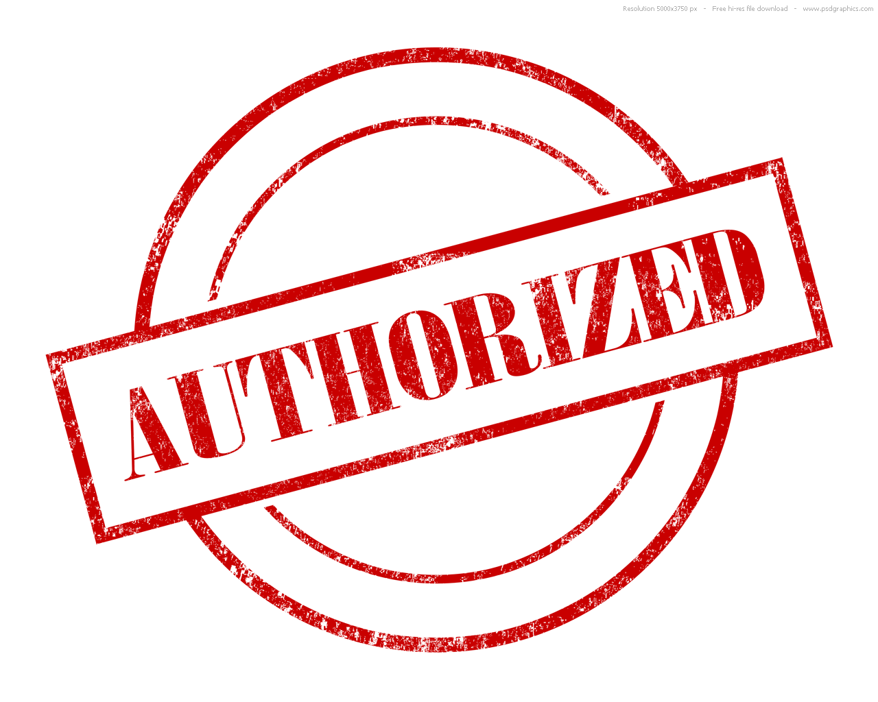 Authorized and certified red stamps | PSDGraphics