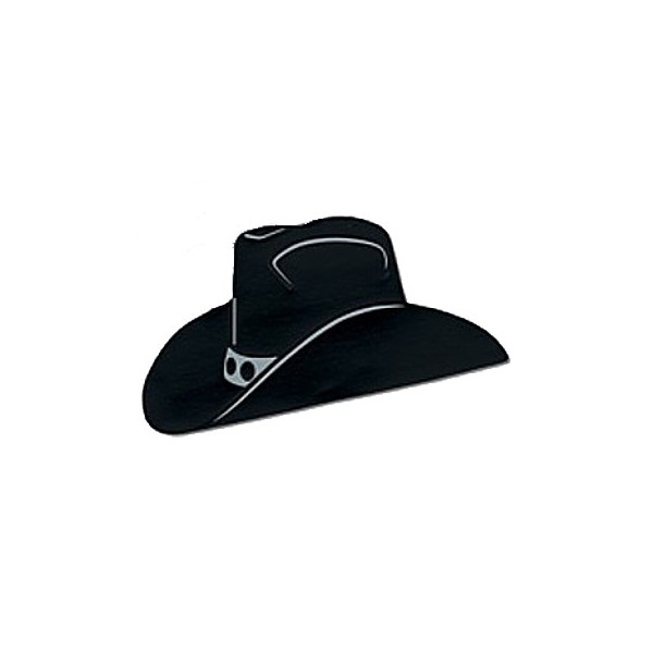 Cowboy Hat foil silhouette