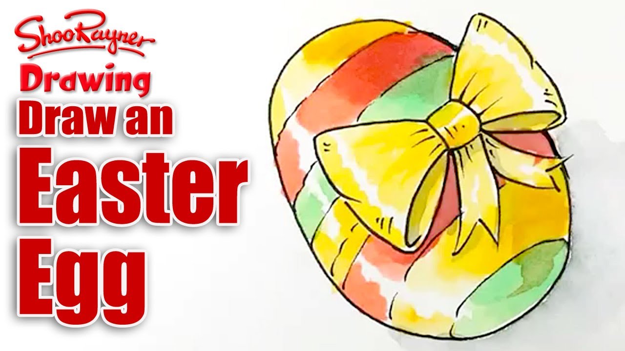 How to draw an Easter Egg - YouTube