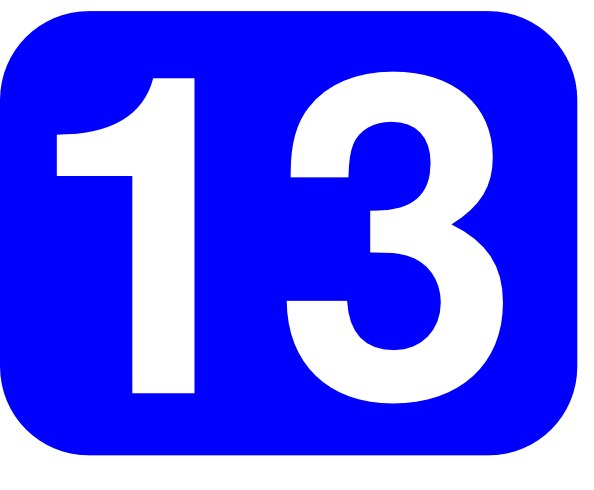 Blue Rounded Rectangle With Number 13 Clip Art ...
