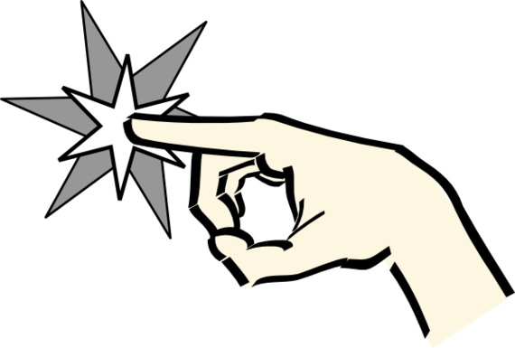 Pointing Hand Sign Clipart - Free to use Clip Art Resource