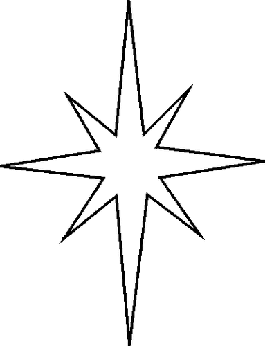 Pattern Christmas Star Clipart