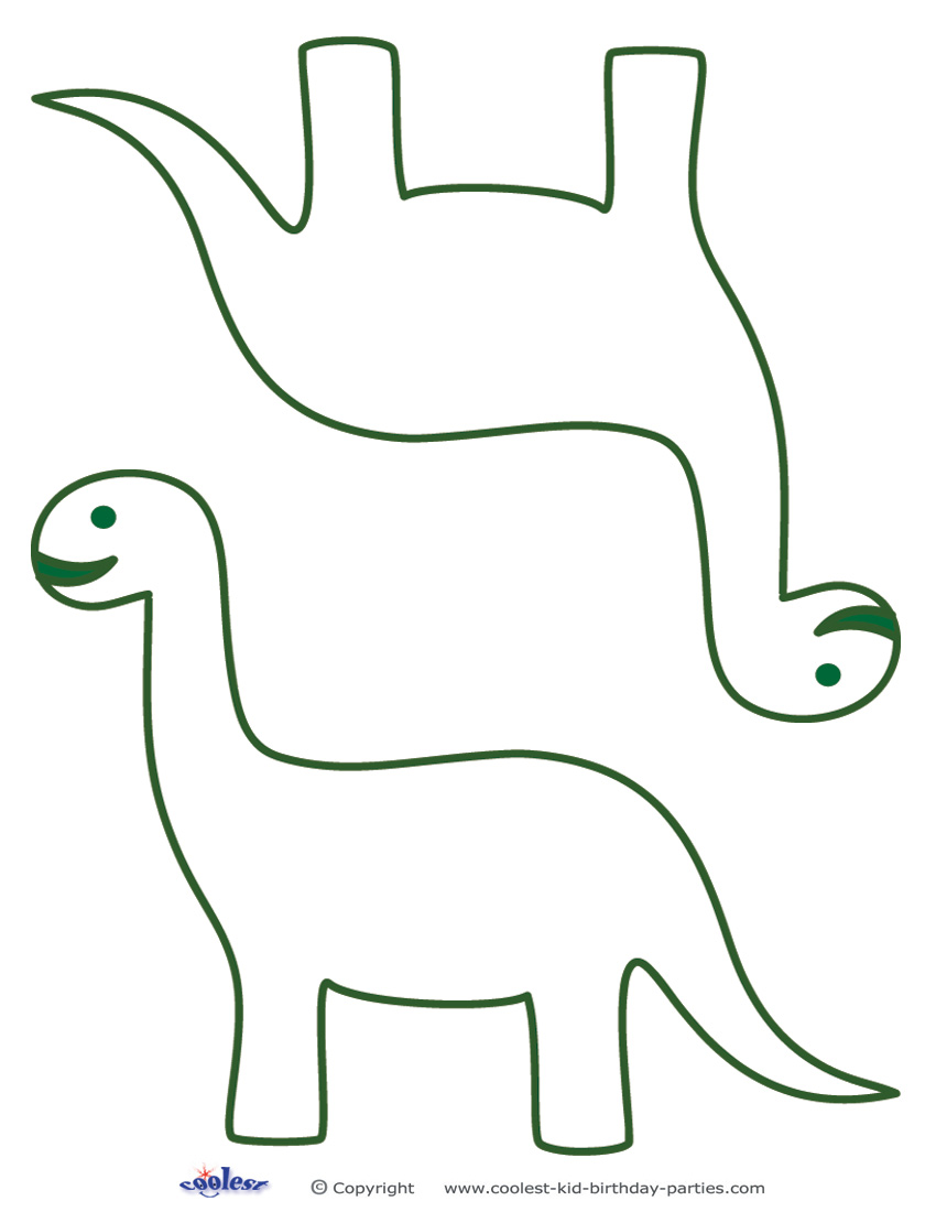 Free Dinosaur Template Printable