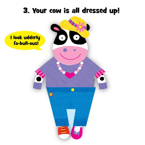 Printable: Dress Up Cow - AlexBrands.com