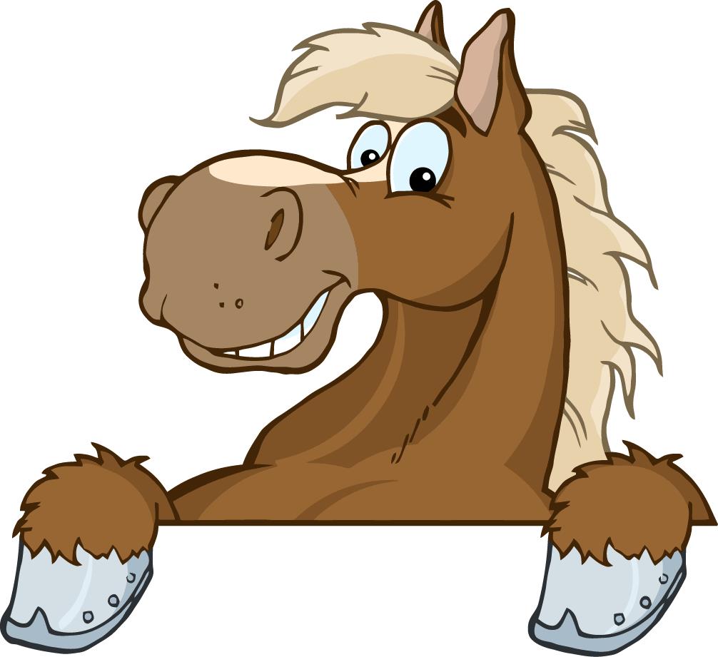 Cartoon Mustang Horse