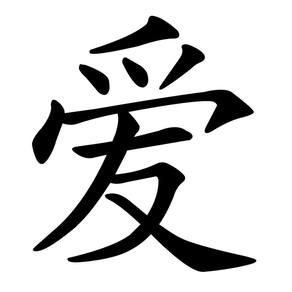 Chinese character from clipart panda