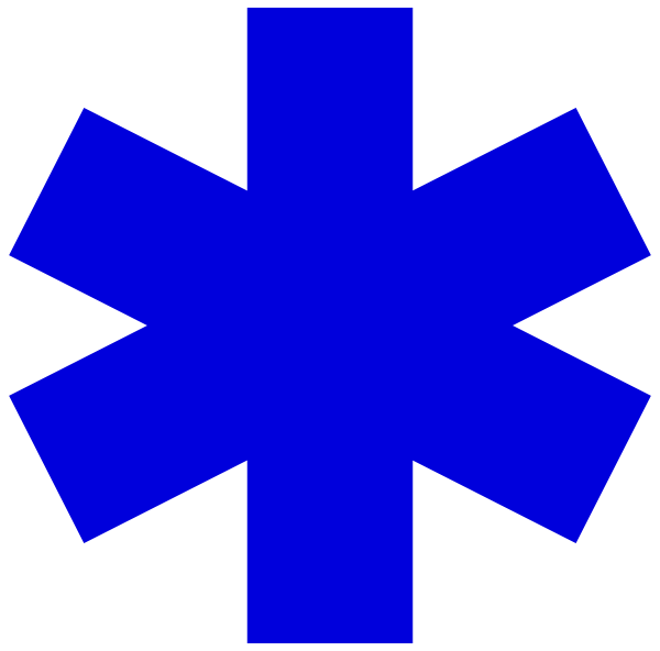 Star Of Life Clip Art - vector clip art online ...