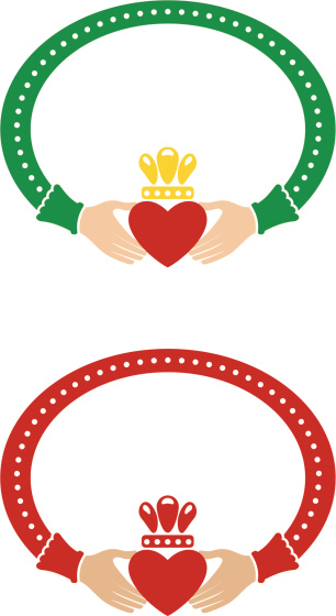 clip art illustrations claddagh - photo #47