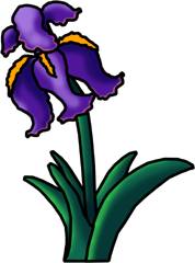 Iris Clip Art - Tumundografico