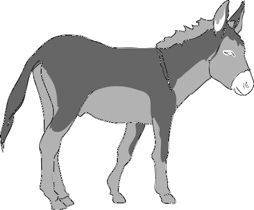 Clipart donkey pictures