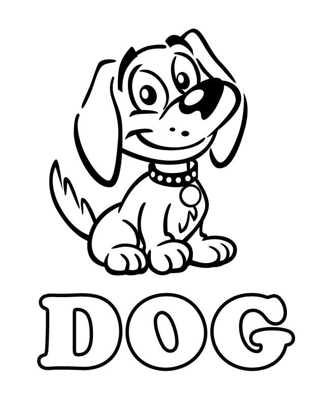 Best Photos of Dog Coloring Page Template - Free Printable Dogs ...