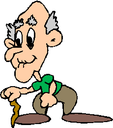 Old man clipart free