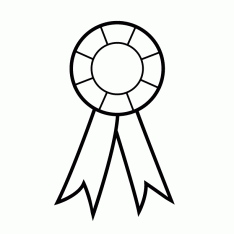 ribbon coloring page - Printable Coloring Pages
