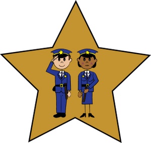 Police office clipart