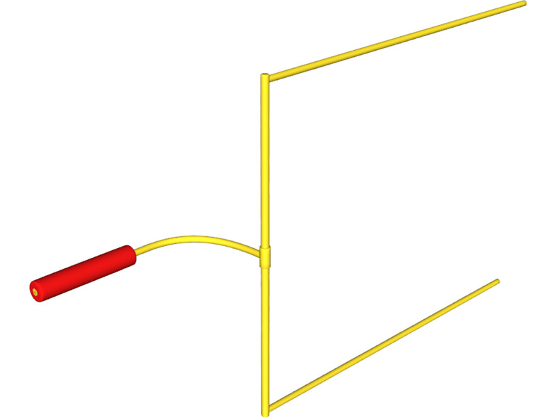 American Football Goal Post 3D Model Download - 3D CAD Browser