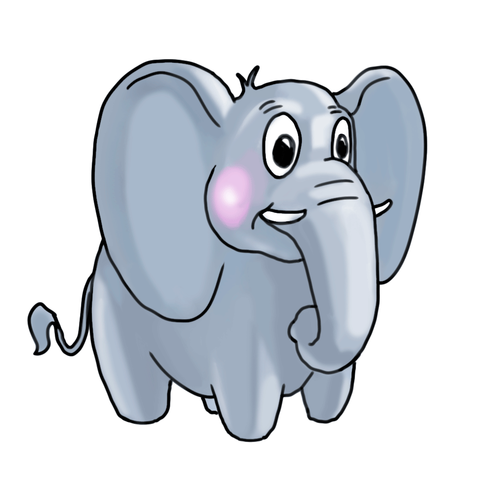 elephant clipart drawing - photo #50