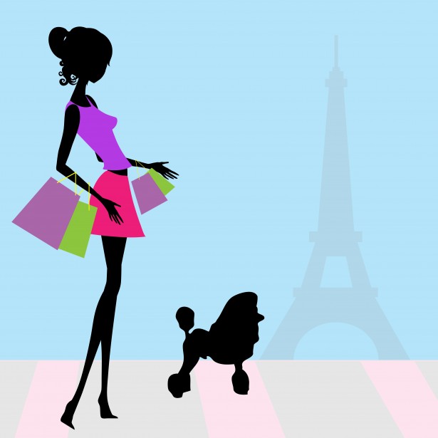 shopping girl clipart - photo #38