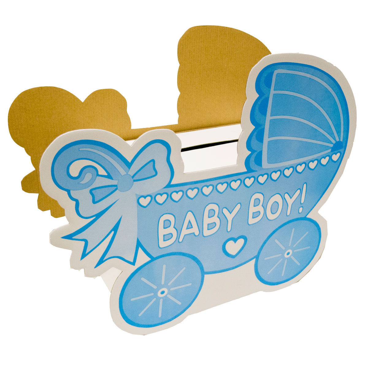 ifavor123.com: Baby Shower Baby Boy Wishing Well Carriage Box $24.99