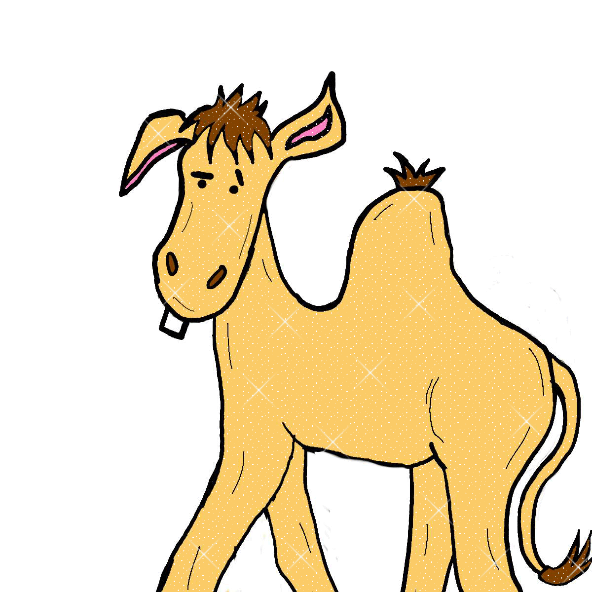 Camel Glitter Graphics