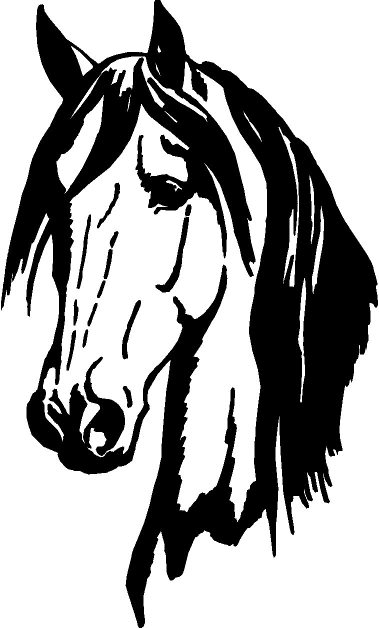 cutting horse clip art free - photo #27