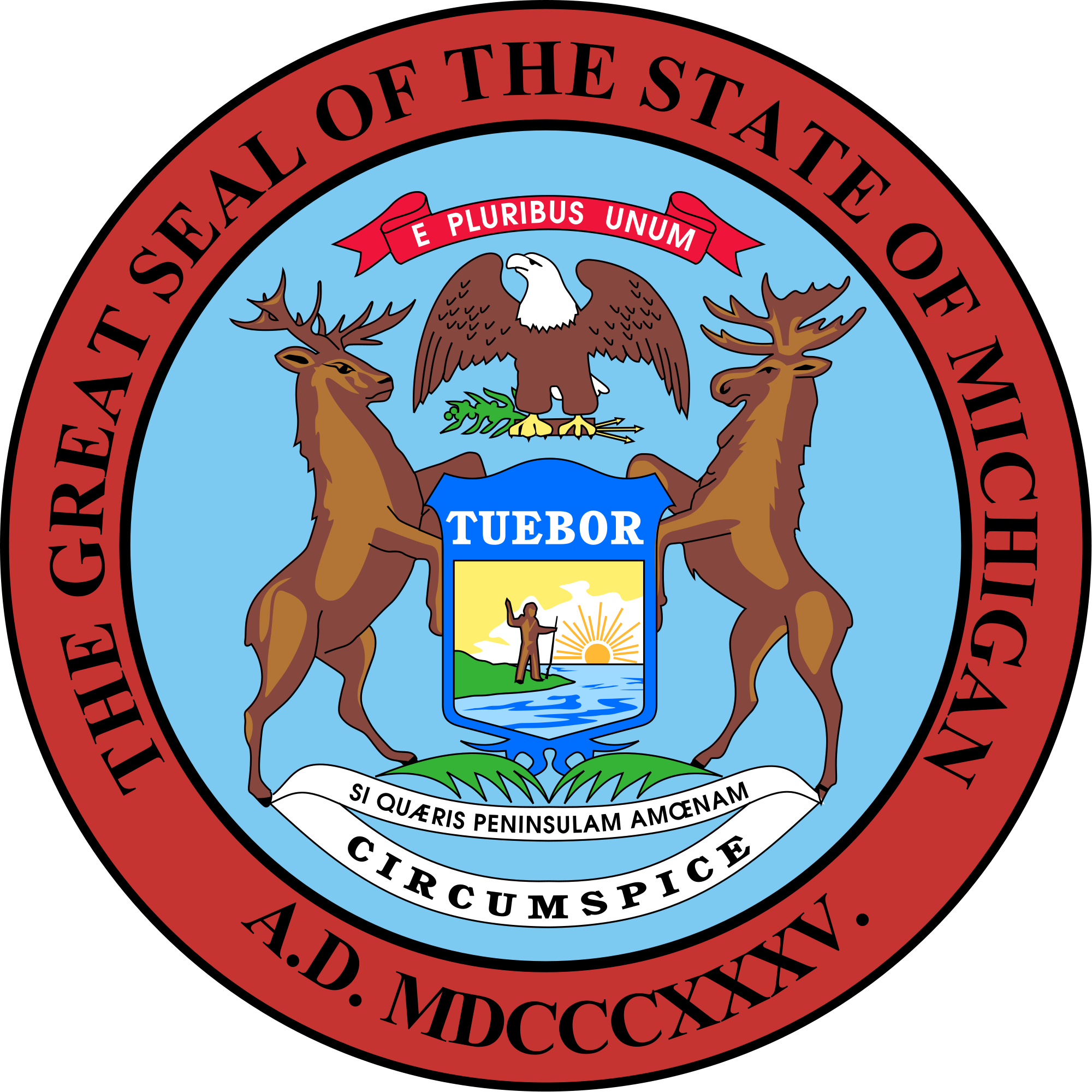 File:Seal of Michigan.svg