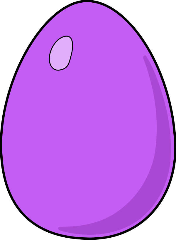 brown egg - vector Clip Art