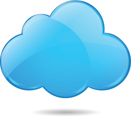 Cartoon Of The Cloud Computing Icon Clip Art, Vector Images ...