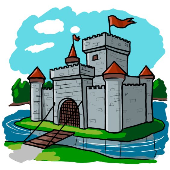 Medieval castle, Cartoon and Galleries