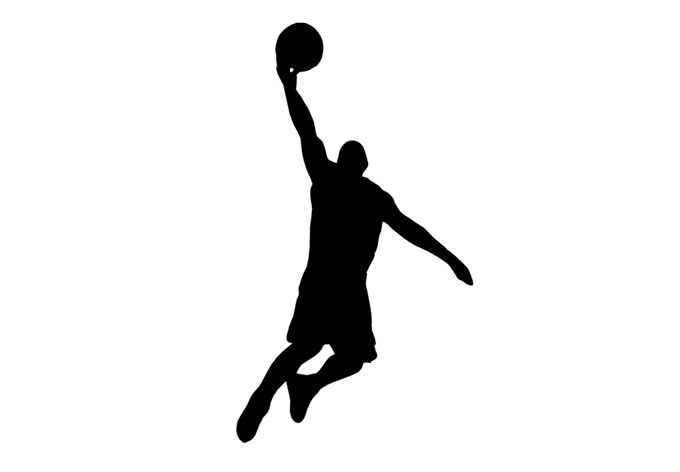 Basketball Player Silhouette Clipart