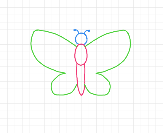How to Draw a Butterfly