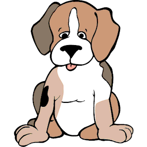 Free clipart of dog barking