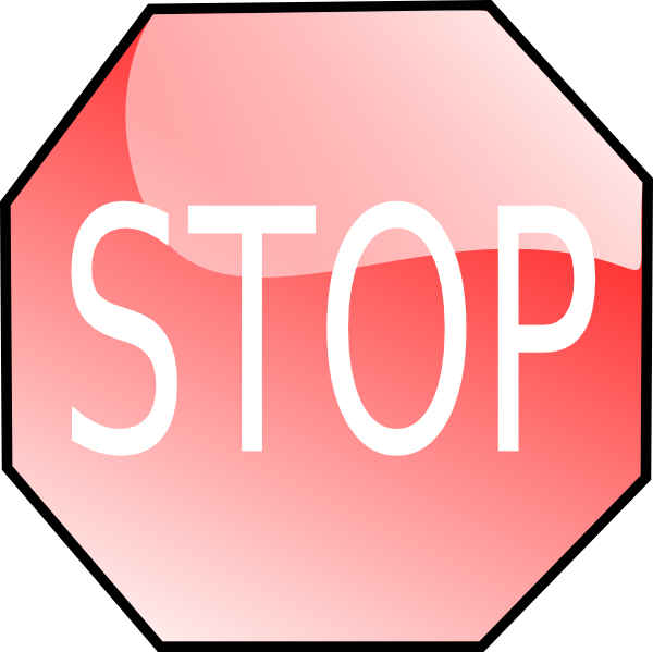 Stop Sign Outline