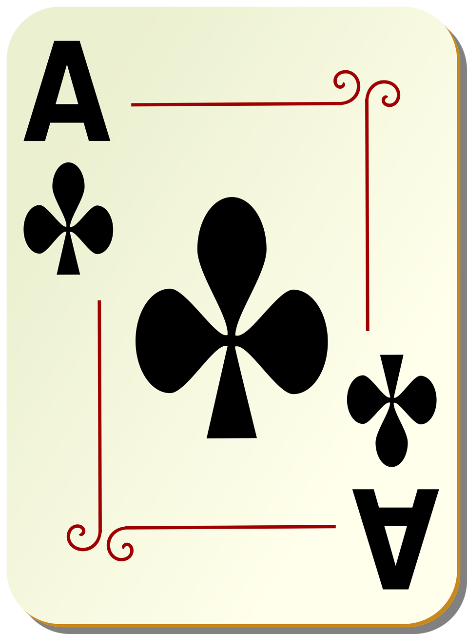 Playing Cards | Free Stock Photo | Illustration of an Ace of Clubs ...