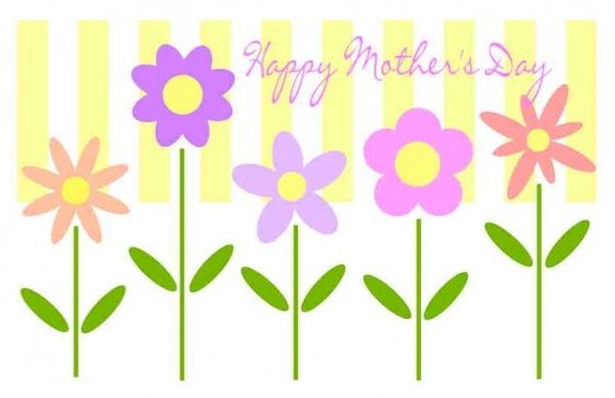 Happy Mothers Day Template Clipart - Free to use Clip Art Resource