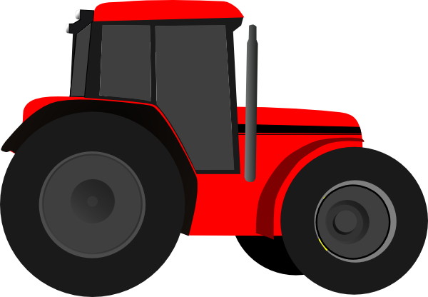 Cartoon tractors clipart