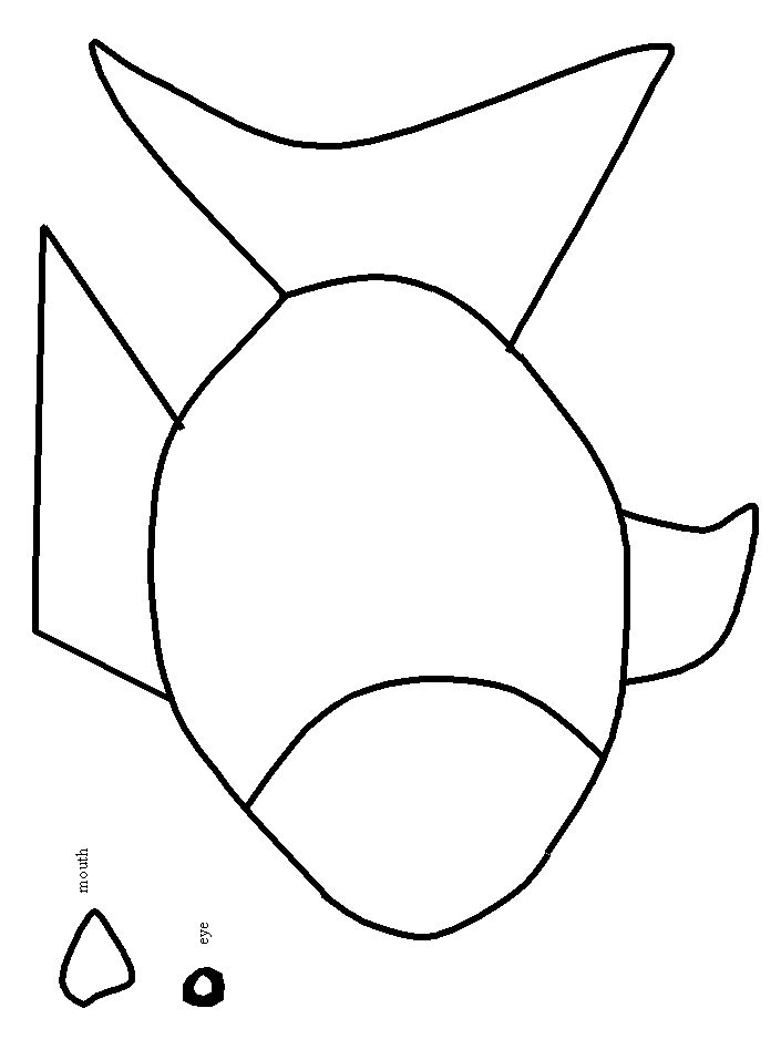 Fish Template | Tag Templates ...